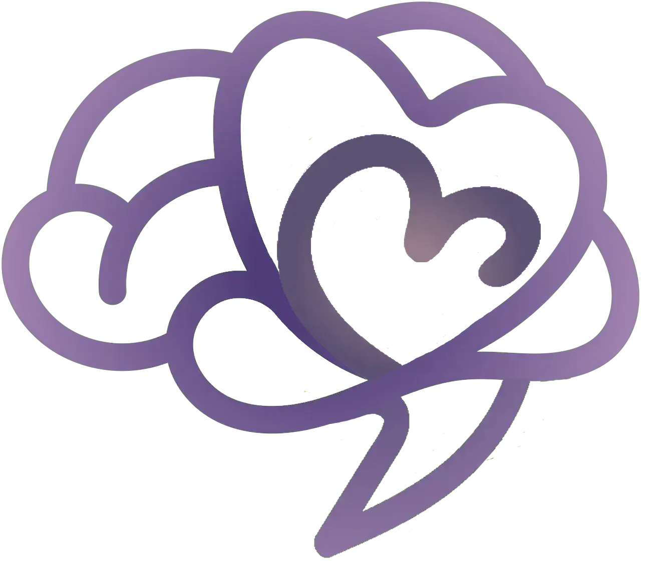 Logo violet Premiers secours en sant&eacute; mentale